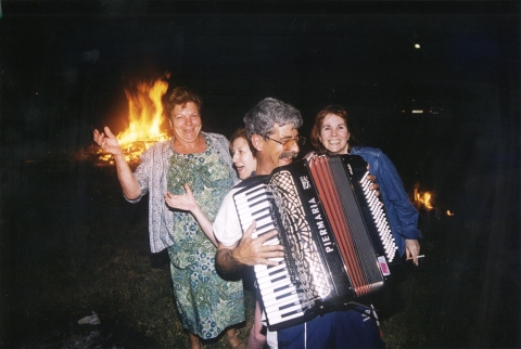 Fogueiras de San Xoán en Vilagarcía