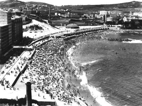 Praia de Riazor, 1968