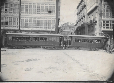 Tranvía eléctrico que unía A Coruña e Sada e comezou en 1922