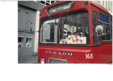Autobús urbano da Coruña nos anos 80